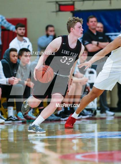 Thumbnail 2 in Oak Hill Academy vs Lone Peak (Hoophall West) photogallery.