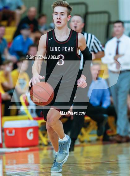 Thumbnail 3 in Oak Hill Academy vs Lone Peak (Hoophall West) photogallery.