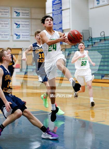 Thumbnail 3 in Summit Academy vs. Kearns (Eagle Holiday Shootout) photogallery.