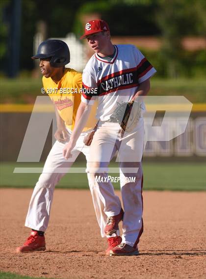Thumbnail 2 in Charlotte Catholic vs Phillip O. Berry Academy of Technology photogallery.