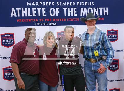 Thumbnail 1 in Marines H.S. Male Athlete of the Month- Al Amir Ward photogallery.