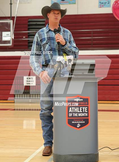 Thumbnail 1 in Marines H.S. Male Athlete of the Month- Al Amir Ward photogallery.