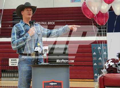 Thumbnail 3 in Marines H.S. Male Athlete of the Month- Al Amir Ward photogallery.