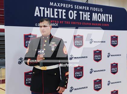 Thumbnail 1 in Marines H.S. Male Athlete of the Month- Al Amir Ward photogallery.