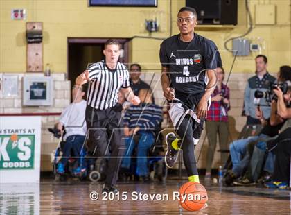 Thumbnail 1 in Wings Academy vs. Oak Hill Academy (DICK'S National Tournament Quarterfinal) photogallery.