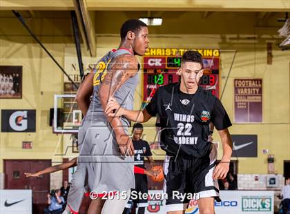 Thumbnail 2 in Wings Academy vs. Oak Hill Academy (DICK'S National Tournament Quarterfinal) photogallery.