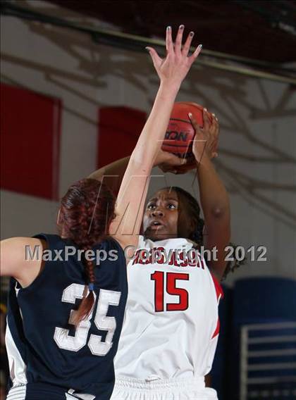 Thumbnail 3 in Regis Jesuit vs. Air Academy (Regis Hoop Classic) photogallery.