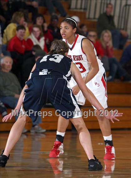 Thumbnail 1 in Regis Jesuit vs. Air Academy (Regis Hoop Classic) photogallery.