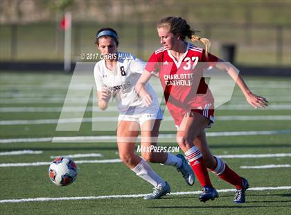 Thumbnail 1 in Charlotte Catholic @ Hough (NCHSAA 4A Playoff) photogallery.
