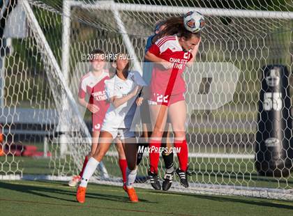 Thumbnail 3 in Charlotte Catholic @ Hough (NCHSAA 4A Playoff) photogallery.