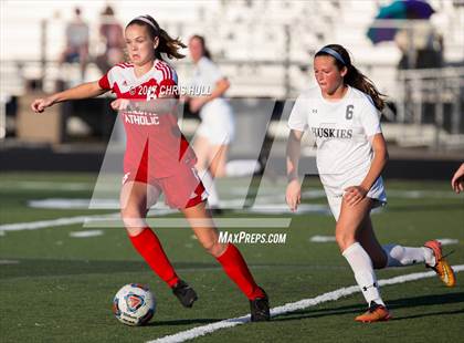 Thumbnail 1 in Charlotte Catholic @ Hough (NCHSAA 4A Playoff) photogallery.