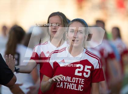 Thumbnail 3 in Charlotte Catholic @ Hough (NCHSAA 4A Playoff) photogallery.