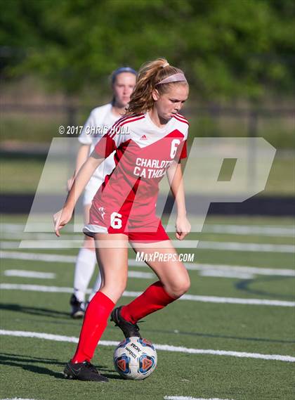 Thumbnail 2 in Charlotte Catholic @ Hough (NCHSAA 4A Playoff) photogallery.