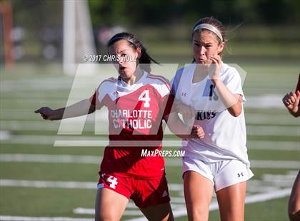 Thumbnail 1 in Charlotte Catholic @ Hough (NCHSAA 4A Playoff) photogallery.