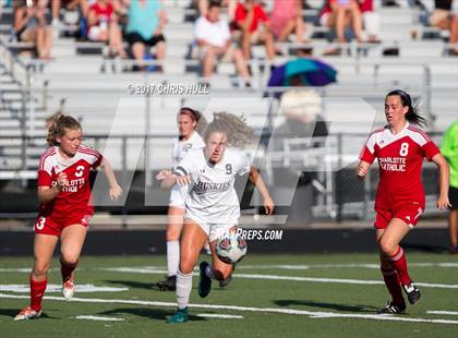 Thumbnail 3 in Charlotte Catholic @ Hough (NCHSAA 4A Playoff) photogallery.
