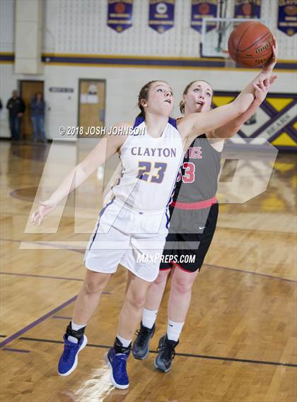 Thumbnail 1 in Prentice @ Clayton (WIAA D5 Regional Semifinal)  photogallery.