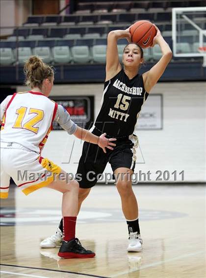 Thumbnail 1 in Archbishop Mitty vs. Berkeley (Miramonte Holiday Classic) photogallery.