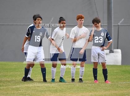 Thumbnail 1 in Roosevelt [Theodore] vs Central Catholic (NEISD Tournament) photogallery.