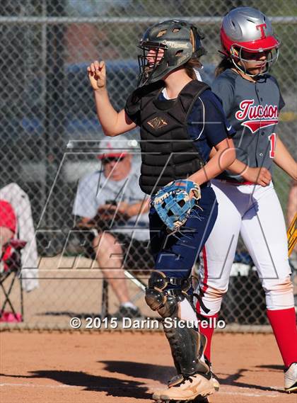 Thumbnail 3 in Ironwood Ridge vs. Tucson High Magnet School photogallery.