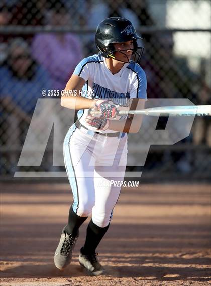 Thumbnail 3 in Mica Mountain vs Salpointe Catholic (AIA Softball 4A Semifinal) photogallery.