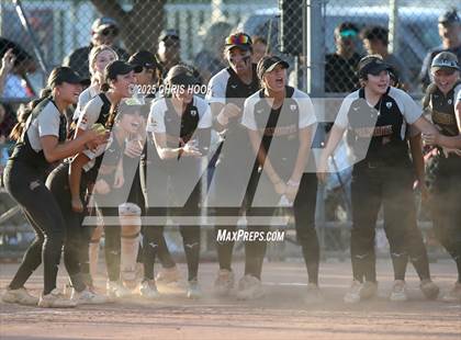 Thumbnail 3 in Mica Mountain vs Salpointe Catholic (AIA Softball 4A Semifinal) photogallery.