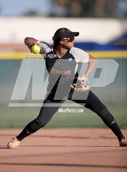 Thumbnail 2 in Mica Mountain vs Salpointe Catholic (AIA Softball 4A Semifinal) photogallery.