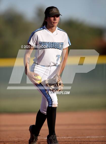 Thumbnail 2 in Mica Mountain vs Salpointe Catholic (AIA Softball 4A Semifinal) photogallery.