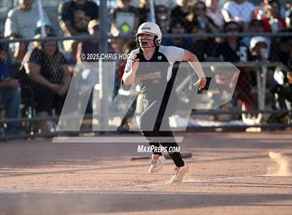 Thumbnail 3 in Mica Mountain vs Salpointe Catholic (AIA Softball 4A Semifinal) photogallery.