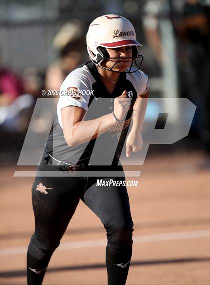 Thumbnail 2 in Mica Mountain vs Salpointe Catholic (AIA Softball 4A Semifinal) photogallery.