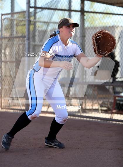 Thumbnail 2 in Mica Mountain vs Salpointe Catholic (AIA Softball 4A Semifinal) photogallery.