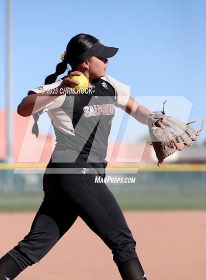 Thumbnail 1 in Mica Mountain vs Salpointe Catholic (AIA Softball 4A Semifinal) photogallery.