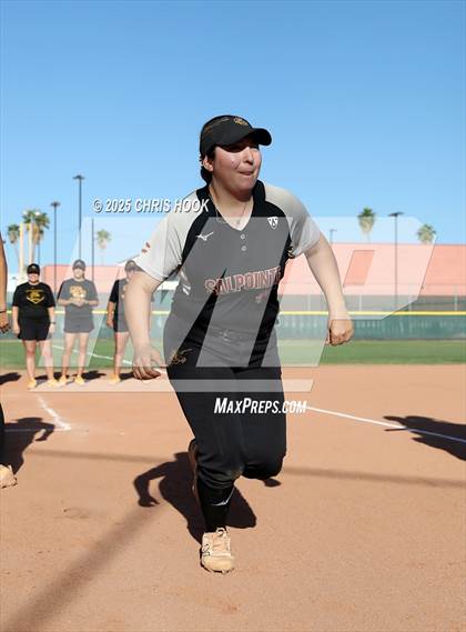 Thumbnail 2 in Mica Mountain vs Salpointe Catholic (AIA Softball 4A Semifinal) photogallery.