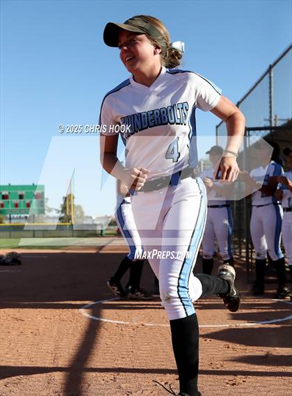Thumbnail 3 in Mica Mountain vs Salpointe Catholic (AIA Softball 4A Semifinal) photogallery.