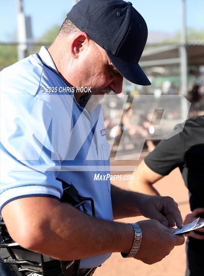 Thumbnail 1 in Mica Mountain vs Salpointe Catholic (AIA Softball 4A Semifinal) photogallery.