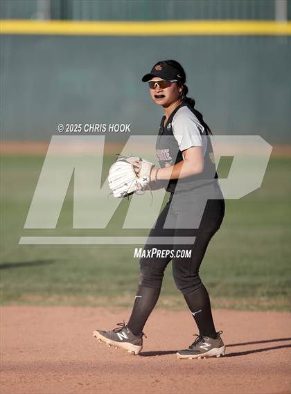 Thumbnail 1 in Mica Mountain vs Salpointe Catholic (AIA Softball 4A Semifinal) photogallery.
