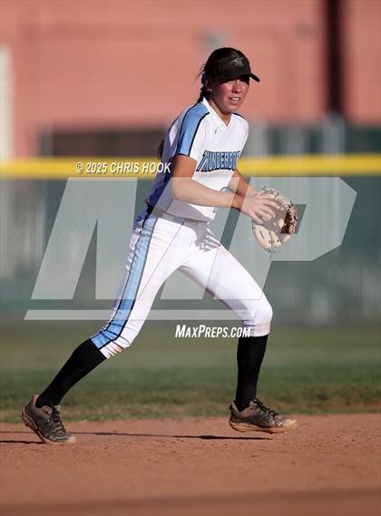Thumbnail 2 in Mica Mountain vs Salpointe Catholic (AIA Softball 4A Semifinal) photogallery.