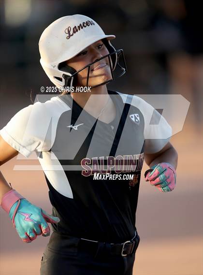 Thumbnail 2 in Mica Mountain vs Salpointe Catholic (AIA Softball 4A Semifinal) photogallery.