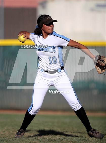 Thumbnail 1 in Mica Mountain vs Salpointe Catholic (AIA Softball 4A Semifinal) photogallery.