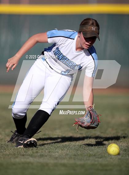Thumbnail 1 in Mica Mountain vs Salpointe Catholic (AIA Softball 4A Semifinal) photogallery.