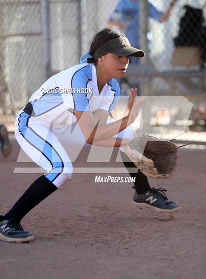 Thumbnail 3 in Mica Mountain vs Salpointe Catholic (AIA Softball 4A Semifinal) photogallery.