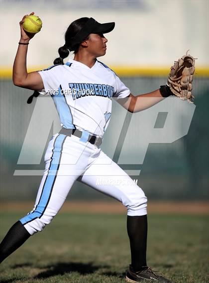 Thumbnail 2 in Mica Mountain vs Salpointe Catholic (AIA Softball 4A Semifinal) photogallery.