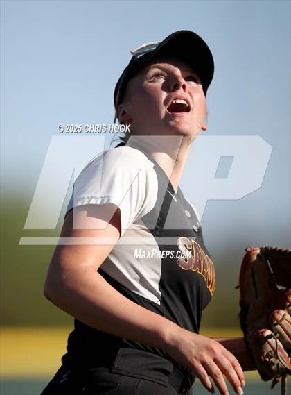 Thumbnail 3 in Mica Mountain vs Salpointe Catholic (AIA Softball 4A Semifinal) photogallery.