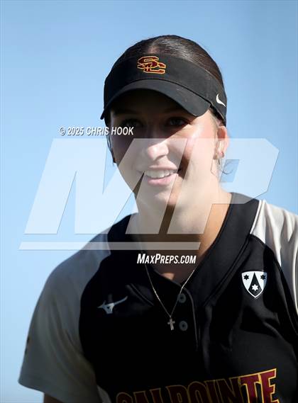 Thumbnail 3 in Mica Mountain vs Salpointe Catholic (AIA Softball 4A Semifinal) photogallery.