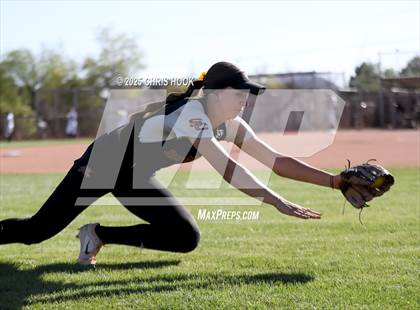 Thumbnail 2 in Mica Mountain vs Salpointe Catholic (AIA Softball 4A Semifinal) photogallery.