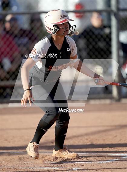 Thumbnail 1 in Mica Mountain vs Salpointe Catholic (AIA Softball 4A Semifinal) photogallery.