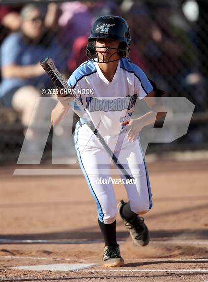 Thumbnail 1 in Mica Mountain vs Salpointe Catholic (AIA Softball 4A Semifinal) photogallery.