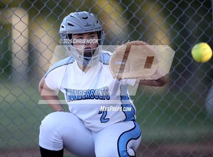 Thumbnail 3 in Mica Mountain vs Salpointe Catholic (AIA Softball 4A Semifinal) photogallery.