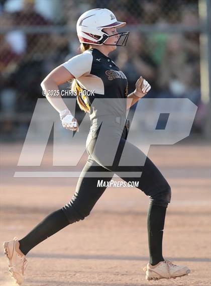 Thumbnail 1 in Mica Mountain vs Salpointe Catholic (AIA Softball 4A Semifinal) photogallery.
