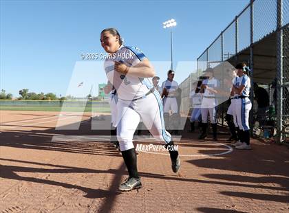 Thumbnail 3 in Mica Mountain vs Salpointe Catholic (AIA Softball 4A Semifinal) photogallery.