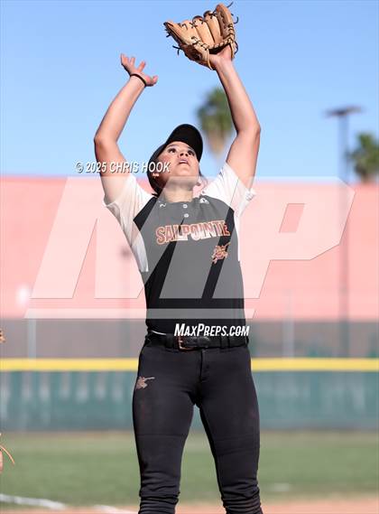 Thumbnail 1 in Mica Mountain vs Salpointe Catholic (AIA Softball 4A Semifinal) photogallery.
